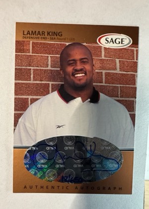Lamar King, graded 8.5