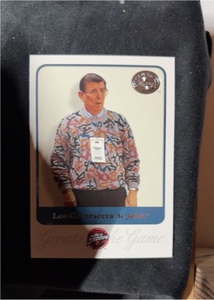 Lou Carnesecca, graded 7.5