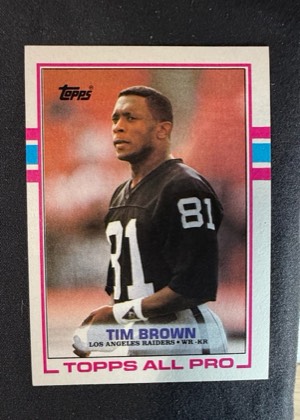 Tim Brown, graded 7.5