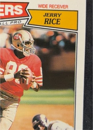 Jerry Rice, graded 8.0