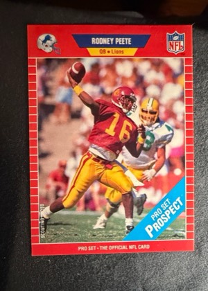 Rodney Peete, graded 7.0