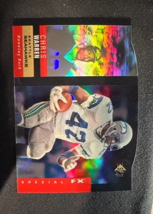 1995 SP Special FX Chris Warren, graded 5.0