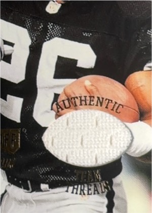 Authentic Team Threads Relic, graded 3.0