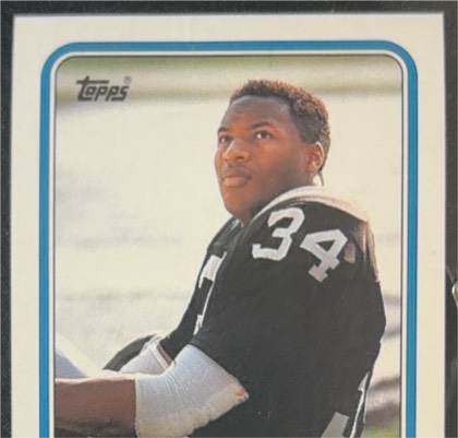 Bo Jackson, graded 5.0
