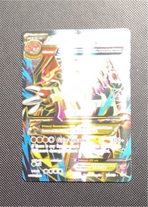 Primal Groudon EX (Omega - 151 Full Art), graded 8.0