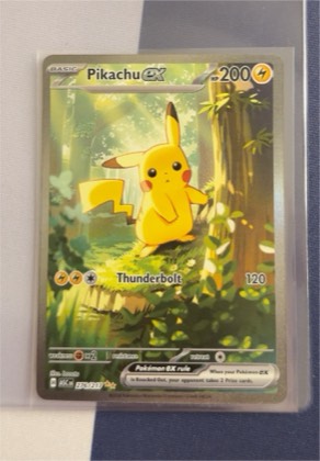 Pikachu ex graded 8.5