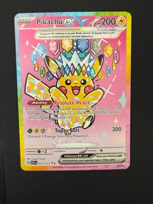 Pikachu ex, graded 9.5