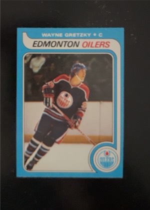 Wayne Gretzky Rookie Card, graded 5.0