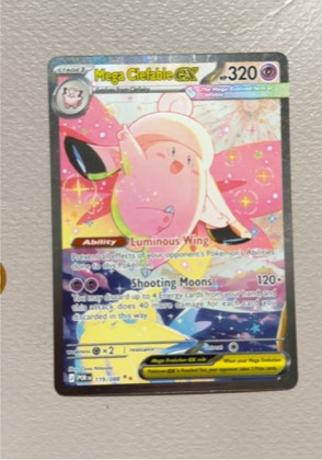 Mega Clefable ex - 119/088 graded 9.5