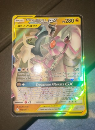 Arceus, Dialga e Palkia GX, graded 7.5