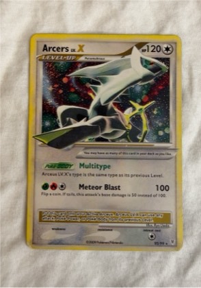 Arceus Lv.X (95), graded 7.5