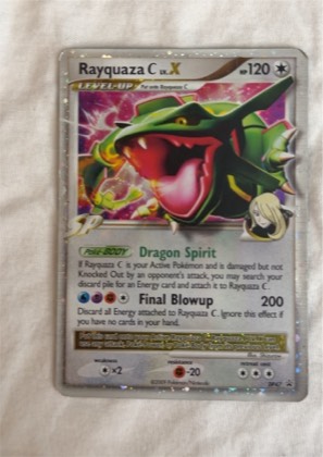 Rayquaza C LV.X - DP47, graded 7.5