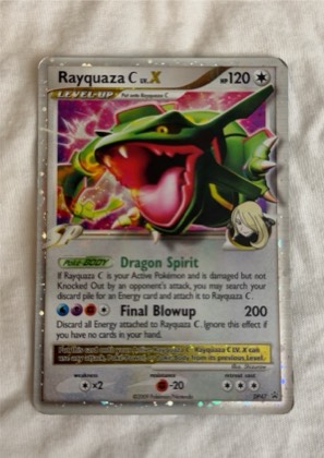 Rayquaza C LV.X - DP47, graded 7.5