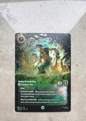 Milo Thatch - Getting His Hands Dirty (Enchanted) #230/204