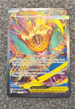 Mega Hawlucha ex - 283/217 graded 8