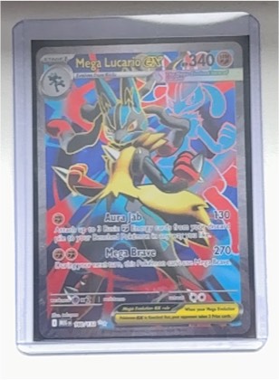 Mega Lucario EX, graded 8.5