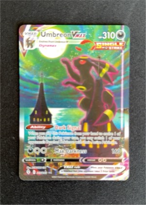Umbreon VMAX (Alternate Art Secret), graded 9.0