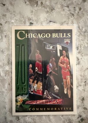 1996 Topps Chicago Bulls Commemorative Record Breakers, graded 9.0