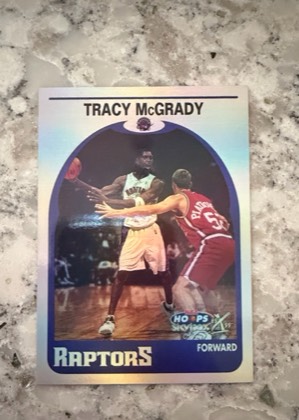 2000-01 Fleer Focus Draft Position Tracy McGrady, graded 8.5