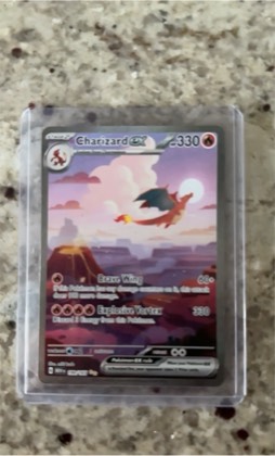 Charizard ex graded 9