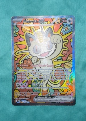 Meowth ex, graded 4.5