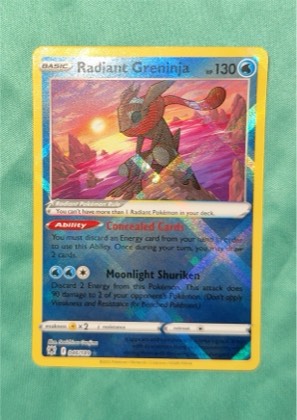 Radiant Greninja graded 8.5