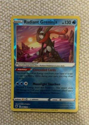 Radiant Greninja, graded 7.5