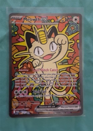 Meowth ex, graded 5.5