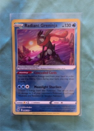 Radiant Greninja graded 8