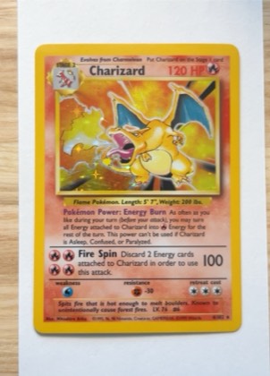 Charizard graded 6 & below