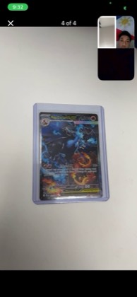Mega Charizard X ex, graded 9.0