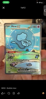 Mew ex graded 9