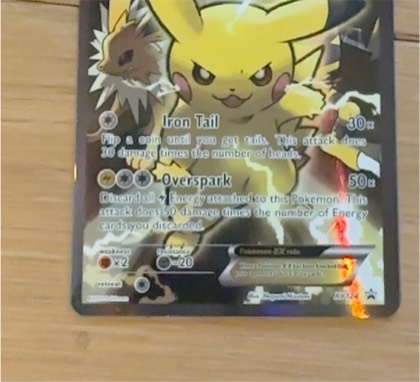 Pikachu EX - XY124, graded 7.0