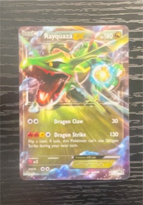 Rayquaza EX, graded 8.0