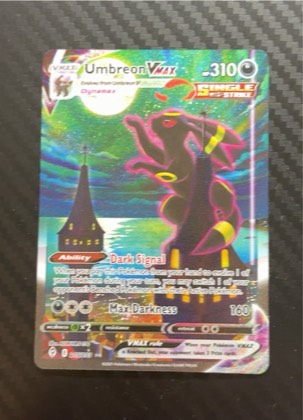 Umbreon VMAX (Alternate Art Secret), graded 7.5