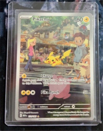 Pikachu, graded 7.5