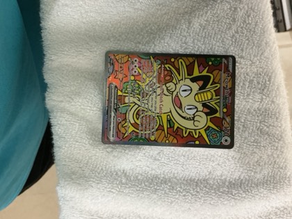 Meowth ex, graded 7.5