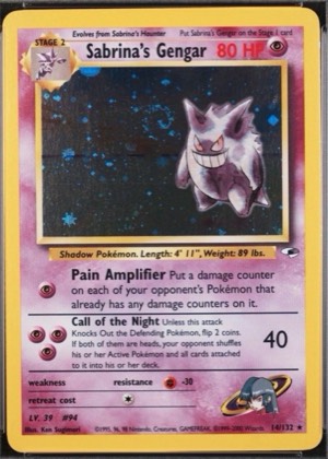 Sabrina's Gengar, graded 8.5