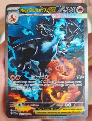 Mega Charizard X, graded 9.0