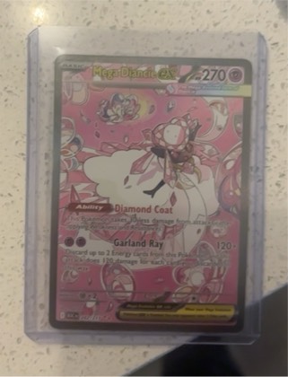 Mega Diancie EX, graded 7.5