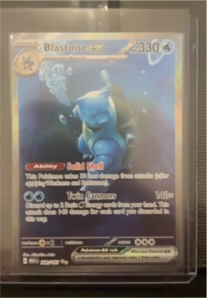 Blastoise ex, graded 9.0