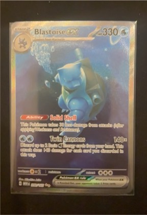 Blastoise ex, graded 9.0