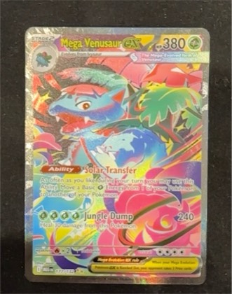 Mega Venusaur EX, graded 6.5