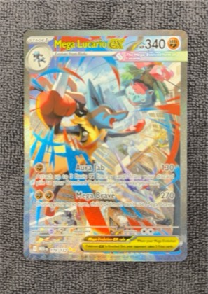 Mega Lucario ex graded 8.5