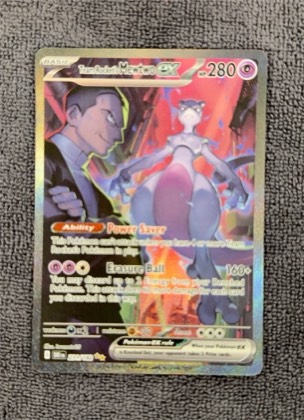 Team Rocket's Mewtwo ex, graded 9.0