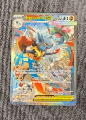 Mega Lucario ex, graded 9.0