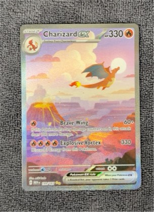 Charizard ex, graded 9.5
