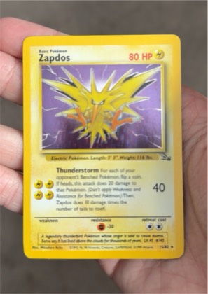 Zapdos (15), graded 5.0