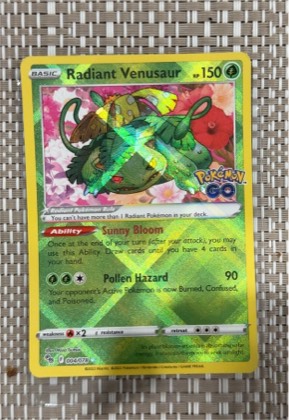 Radiant Venusaur, graded 2.5