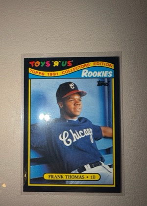 1991 Topps Collectors' Edition Rookies Frank Thomas, graded 7.0